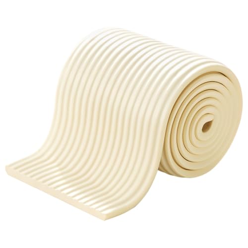 Crib Padding for Sides 79x8 Soft High Elasticity Thickened NBR Table Edge Protectors for Baby Waterproof Crib Bumper Pads for Wall Table Cabinet DeskCrib Padding for Sides