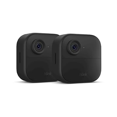 Like-New Blink Outdoor 4 Wireless smart security camera, two-year battery, 1080p HD day and infrared night live view, two-way talk 2 camera system