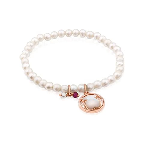 Pulsera TOUS Camille de plata vermeil rosa Cover