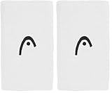 HEAD Muñequera de 5” Accesorio de Tenis, Talla única (Paquete de 2)