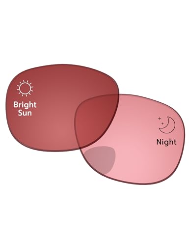 Image of Replacement Lenses for Ray-Ban Meta Wayfarer RW4008 & RW4012 53mm AI Glasses - Photochromic, Anti Blue Light Lens