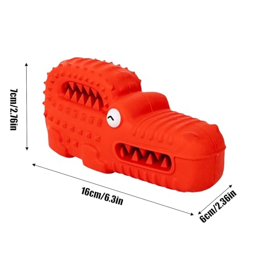 Generico Hundespielzeug Mit Zappeln- 6, 3 x 2, 36 x 2 cm. Spielzeug für Welpen mit Knarren | Spielzeug Für Kleine Hunde Mit Quietschen Für Eltern Von Haustieren-5