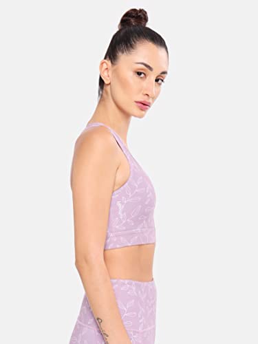 Image of CULT Cultsport Medium Impact Sports Bra | Slip on Workout Bra for Women for Gym | Criss Cross, Full Coverage, Anti Chafing | Contrast Seam Everyday Active Wear for Gym, Zumba, Yoga
