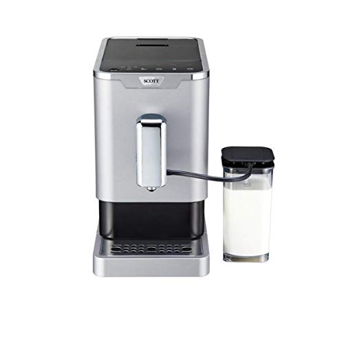 SCOTT UK - Slimissimo Intense Milk; Fully Automatic Bean-to-Cup Coffee Machine; 19 Bar Pressure, 1.1L, 1470W [Energy Class A+] [Energy Class A+]