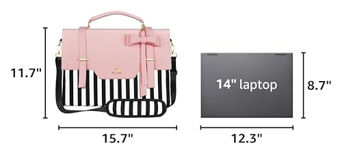MATEIN Lightweight Pink Laptop Bag