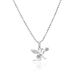 ✨ COLGANTE ENCANTADOR: El colgante de hada de las flores con cristal mide 26 mm x 20 mm. Procede de una colección de cristales de alta calidad, añadiendo un toque especial a cualquier atuendo.