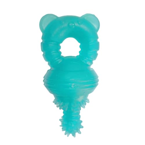 Mordedor Osso Gelado Brinquedo Pet Congelável 12cm Cães Porte Médio - Azul (Urso)