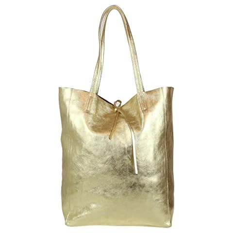 Girly Handbags Womens Open Top Genuine Leather Handbag Cover