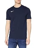 Dri-fit Technology Nike Herren Club19 T-Shirt, Obsidian/Obsidian/Obsidian/(White), XL