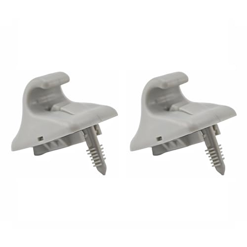 2 Pcs Sun Visor Holder Clip Retainer Hanger Replacement, Bracket Supports for Hyundai Elantra 2011-2023, for I20 I30 Sonata Getz 2017-2023 (Gray Color)
