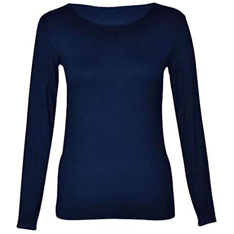 T-shirt long WearAll bleu marine Cover