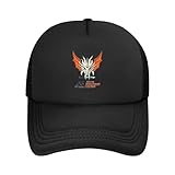 Gorras de Camionero de Moda Unisex Macross Delta Leader para Hombres Gorra de béisbol de Malla Hip Hop Gorra de poliéster Gorra de Carreras Ajustable Regalo Unisex de Verano