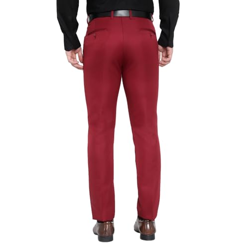 Image of Men's Formal Trouser for Men | Regular Fit Office Wear Pant | Business Casual Trousers | Comfortable Formal Pants for Office, Work