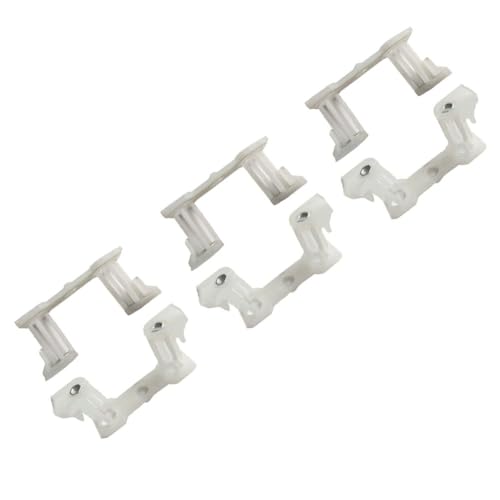 Gettimore Lot de 3 supports de ponceuse vibrante en plastique blanc pour pièces de rechange 4510