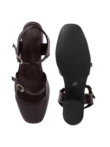 Image of TRYME Trendy Solid Stylish Heel Sandals For Women And Girls