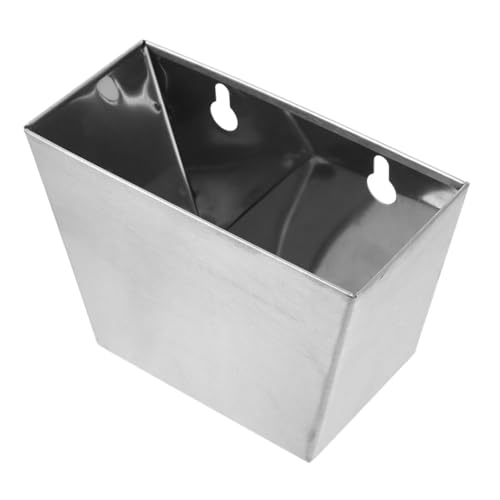 UTHCLO Recipiente Recogedor de Tapas de Botellas de Cerveza Acero Inoxidable Montaje Pared con Orificios de Drenaje Capacidad para Bar y Picnic