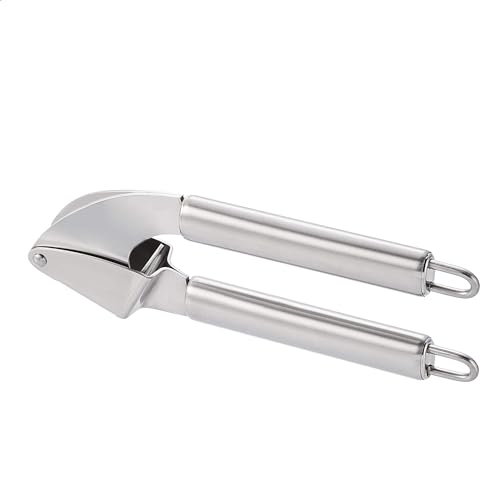 Foto von Amazon Basics Edelstahl-Knoblauchpresse(Früher Marke AmazonCommercial)