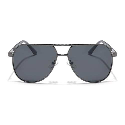 Image of EYEJACK by Voyage UV Protected & Polarized Aviator Sunglasses for Men & Women
