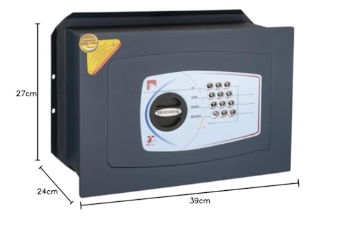 Technomax, Cassaforte A Muro, Serie Gold Trony Modello GT/4L, Apertura A Combinazione Elettronica Digitale, Dimensioni Mm. 270 (H) X 390 (L) X 240 (P) - 5