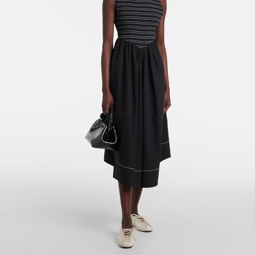 Women's Leather Ballet Flats, Square Closed Toe Lace-Up Flat Shoes, Fashion Dress Work Comfort Slip On Shoes with Elastic Backstrap3