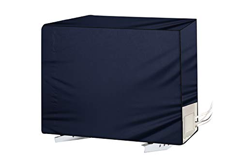 Image of Split AC Cover Outdoor Unit for 1.5 Ton Capacity AC, All Weather Cover /Dustproof /Water Resistant (Blue), Polyester