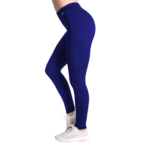 COMPRESSIONZ Damen-Kompressions-Leggings, hohe Taille, formend, Fitnessstudio, Pilates, Reisen, Yoga, Workout-Hose, Indigo/Mandala-Traum, S