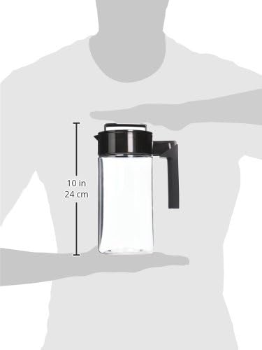 Diagram showing dimensions of the Takeya Airtight Pitcher