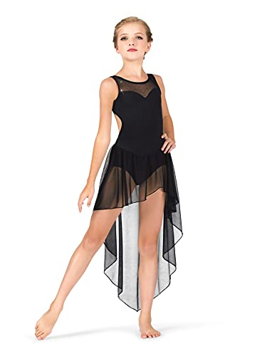 Body Wrappers Girls Sweetheart Hi-Lo Chiffon Dress #TOP24