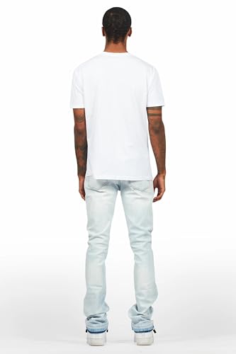 Men's Samba Rhinestone Stacked Flare Jean4