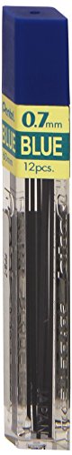 Pentel Wkłady kredek, 0,7 mm, niebieski, 12 sztuk