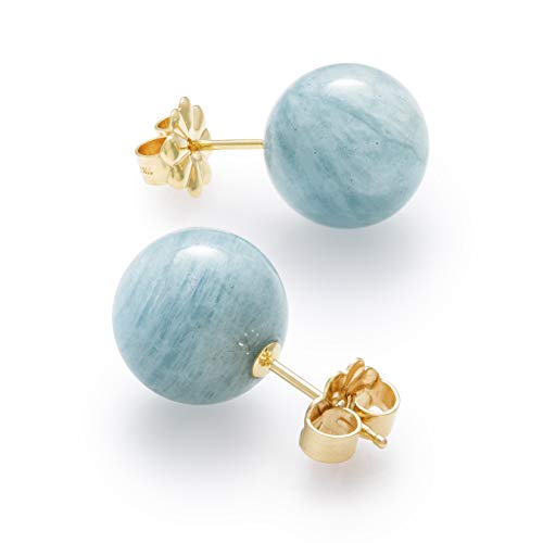 Belacqua Natural 10mm Blue Milky...