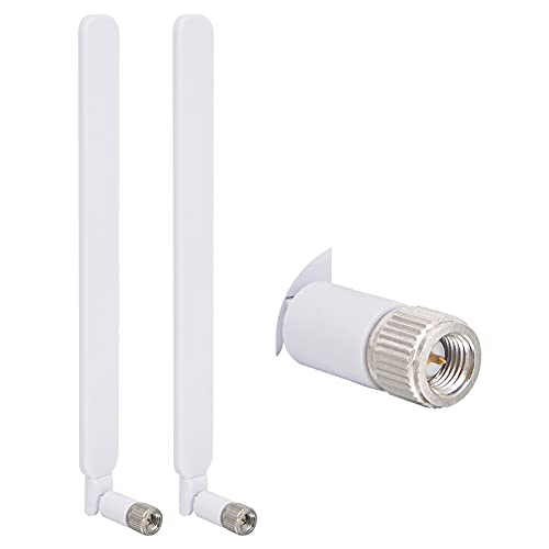 Kaunosta 4G LTE 700-2700MHz Antenna SMA Male Aerial 3.5DBI WiFi Aerial Omnidirectional Antenna for WiFi Router Wireless Network Card 4G LTE Secutiry Camera