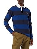 GANT Herren Barstripe Heavy Rugger Polohemd, DEEP Blue, 3XL
