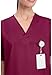 Cherokee Originals Unisex V-Neck Scrubs Shirt, Wine, Large