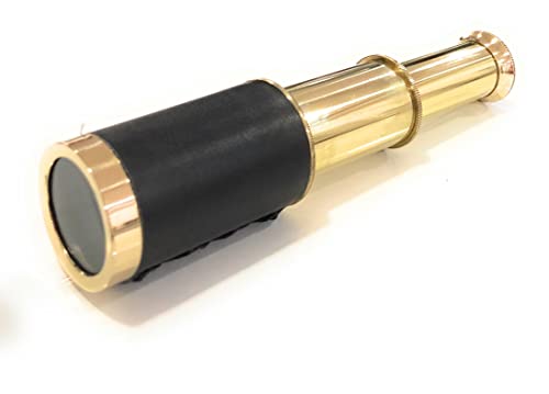 Nauticalmart Nautical Handheld Brass Telescope With Wooden Box - Pirate Navigation For Gifts #TOP1