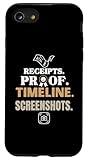 iPhone SE (2020) / 7 / 8 Funny Receipt Proof Timeline Screenshot Statement Piece Case