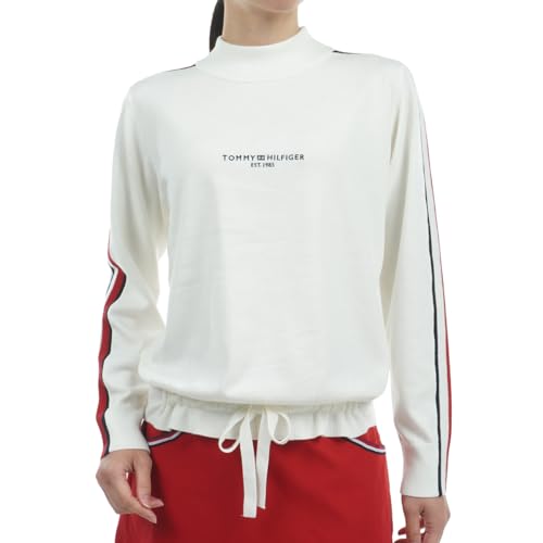 [トミー ヒルフィガー ゴルフ] セーター TOMMY HILFIGER GOLF(トミーヒルフィガー ゴルフ) トリコライン ハイネックセ－タ－ THLA471 レディース 白