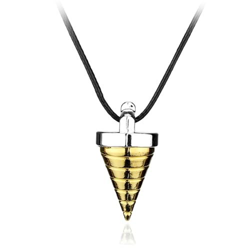 RAINDEWLL Gurren Simon Core Necklace Drill Pendant Necklace-Anime Cosplay Jewelry Accessories Merch-Gift for Anime Fans