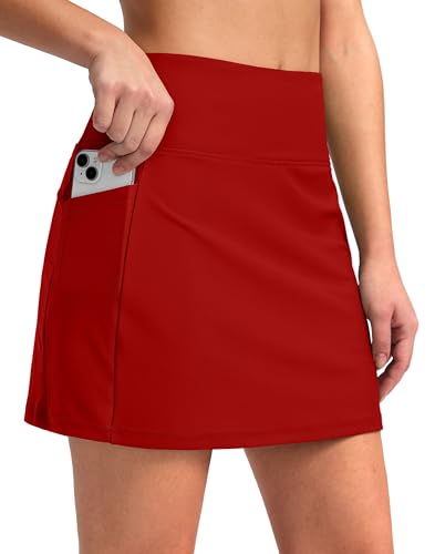 Image of G Gradual Women's 16 inch Swim Skirt with Pockets High Waisted Tummy Control Modest Swimsuit Bathing Suit Bottoms for Women