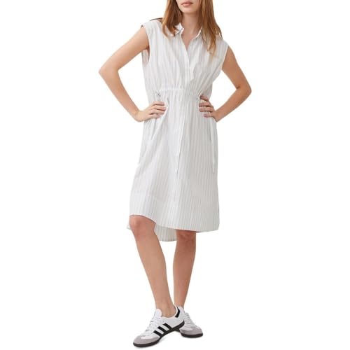Rhodes Poplin Stripe Shirt Dress