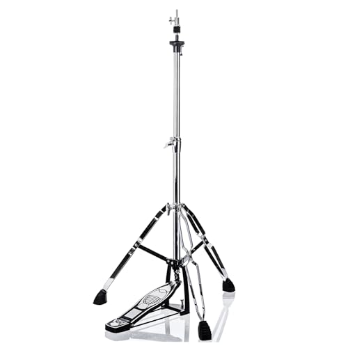 Vaisoeny - Vaisoeny Support de charleston, support de hi-hat, Trépied charleston, réglable en hauteur de 23,6" à 39,3", double embase avec pieds en caoutchouc élargis et antidérapants (V-CC-JKC07)