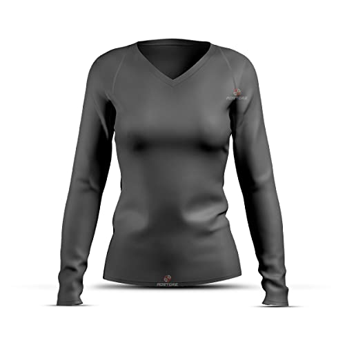 Camisa Camiseta ADSTORE Cinza Térmica Feminina Segunda Pele Proteção Uv 50+ (GG)