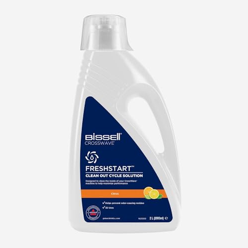Bissell FreshStart Reinigungslösung speziell formuliert zur Reinigung und Verbesserung der Leistung von CrossWave Geräten 2l frischer Zitrusduft hilft unangenehme Gerüche zu verhindern 3556
