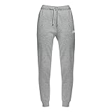 nike laufschuhe herren amazon Elastischer Bund Nike Damen Nsw Club Hose, Dk Grey Heather/White, L EU