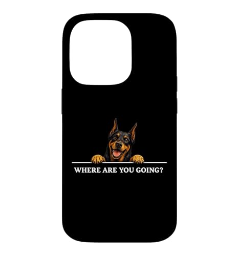 �h�[�x���}���E�s���V���[ Where Are You Going Happy Friendly Dog �X�}�z�P�[�X iPhone 14 Pro �p