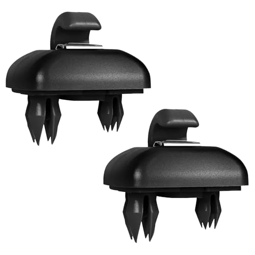 Audi A5,Audi Q5,Sonnenblende Clip,2er-Pack Sonnenblenden-Clips (Schwarz), Sonnenblendenhalter Für Audi A1 A3 A4 A5 Q3 Q5 A7 B6 B7 B8 S4 S5, Sonnenblenden-Clip, Auto-Sonnenblendenhalter, Hakenzubehör
