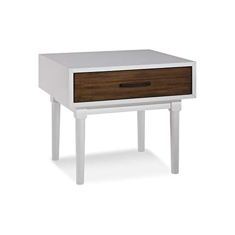 House of Living Art 8FS0179U End Table, Square, White Cover