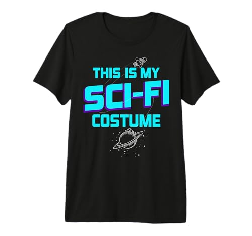 This Is My Scifi Costume Halloween Easy Lazy Science Fiction Premium Tri-blend T-Shirt