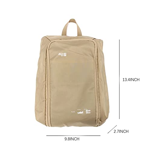 Clzemo Golf Shoe Carry Bag For Men Women, Waterproof Dustproof Shoe Storage Organizer Bag With Zipper Closure, Foldable Portable Travel Shoes Packing Pouch Carrier Bags For Outdoor Sports Traveling #TOP2