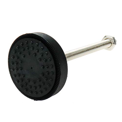 Image of M8 Leveling Feet 880 Lb Capacity, 4.8 Inches Height - 2 Inches Base, 4Pcs | 100mm Screw Length, Adjustable Swivel, Anti-Slip Bottom, For Tables, Shelves, Workbenches, Cabinets, Machines